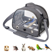 33x26x24cm Portable Foldable Birdcage Oxford Cloth Hamster Rabbit Squirrel Pet Outing Bag