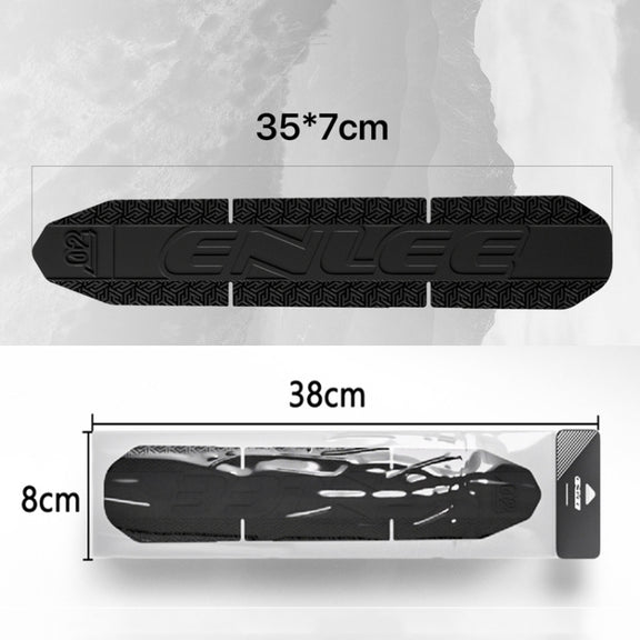 ENLEE E-645 Bicycle Frame Protectors Mountain Bike Road Bike Bumper Covers Downtube Guards(Red)