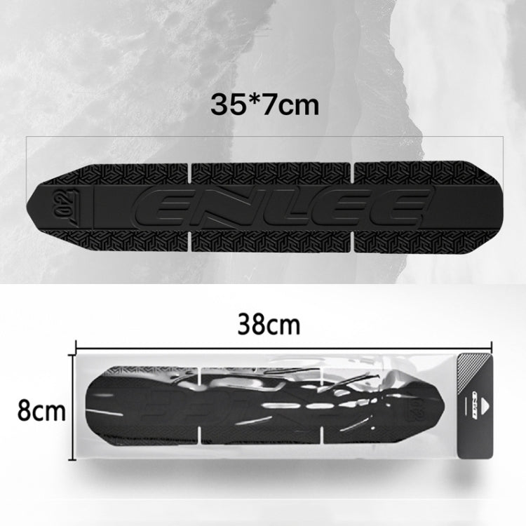 ENLEE E-645 Bicycle Frame Protectors Mountain Bike Road Bike Bumper Covers Downtube Guards(Red)