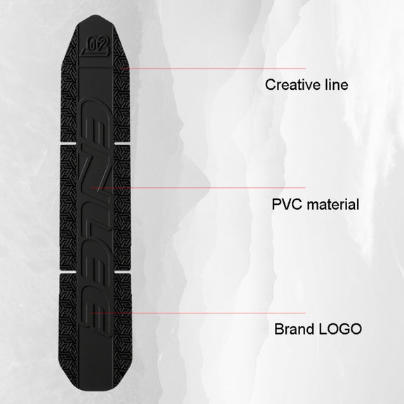 ENLEE E-645 Bicycle Frame Protectors Mountain Bike Road Bike Bumper Covers Downtube Guards(Red)