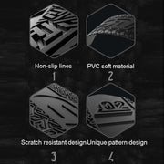 ENLEE E-645 Bicycle Frame Protectors Mountain Bike Road Bike Bumper Covers Downtube Guards(Red)