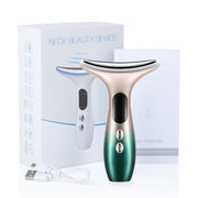 HY38 EMS Micro-Current Constant Temperature Neck Beauty Instrument Facial Introduction Device(White)