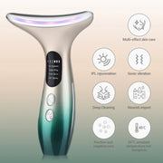 HY38 EMS Micro-Current Constant Temperature Neck Beauty Instrument Facial Introduction Device(Black)