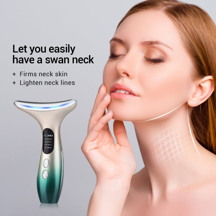 HY38 EMS Micro-Current Constant Temperature Neck Beauty Instrument Facial Introduction Device(Black)