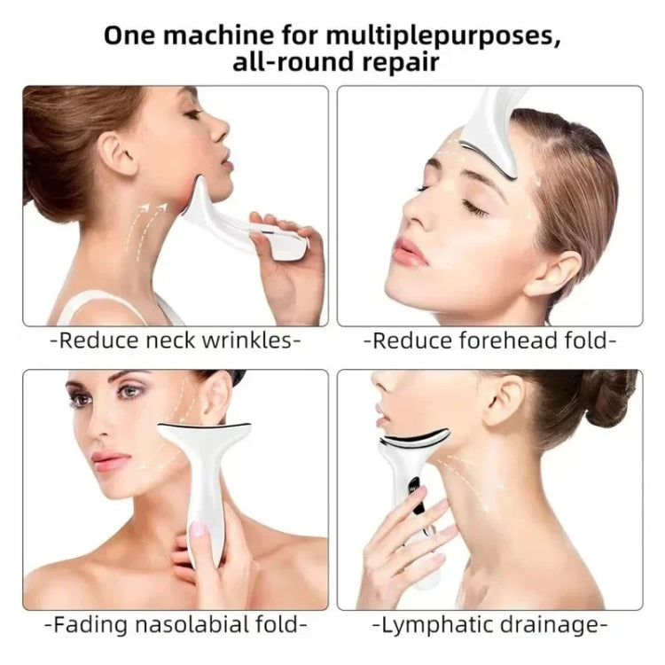 HY38 EMS Micro-Current Constant Temperature Neck Beauty Instrument Facial Introduction Device(Black) - Beauty Instrument by PMC TechLife | Online Shopping South Africa | PMC TechLife