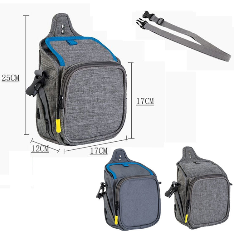 25x17x12cm Portable Pet Training Bag For Outings Dog Pet Snack Waist Bag(Little Dance Dragon Gray+Blue) - free shipping - PMC TechLife - Order now!