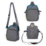 25x17x12cm Portable Pet Training Bag For Outings Dog Pet Snack Waist Bag(Light Gray)