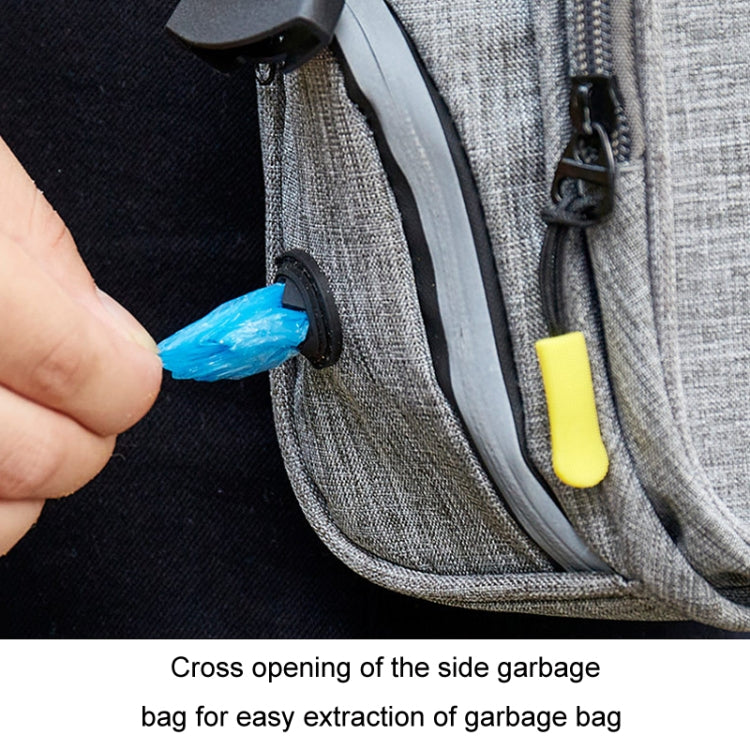 25x17x12cm Portable Pet Training Bag For Outings Dog Pet Snack Waist Bag(Light Gray)