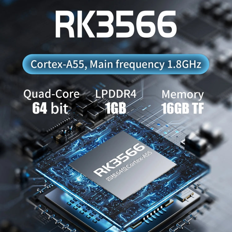 ANBERNIC RG ARC-S Handheld Game Console 4-Inch IPS Screen Linux System Portable Video Arcade 128G(Transparent Blue) - free shipping - PMC Jewellery - Order now!