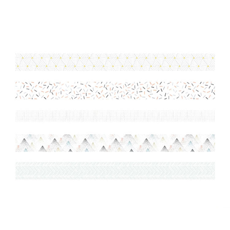 5rolls /Box 3m Washi DIY Decoration Handbook Tape Set, Color: Pine - Tape & Solid glue by PMC TechLife | Online Shopping South Africa | PMC TechLife