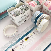 5rolls /Box 3m Washi DIY Decoration Handbook Tape Set, Color: Pine