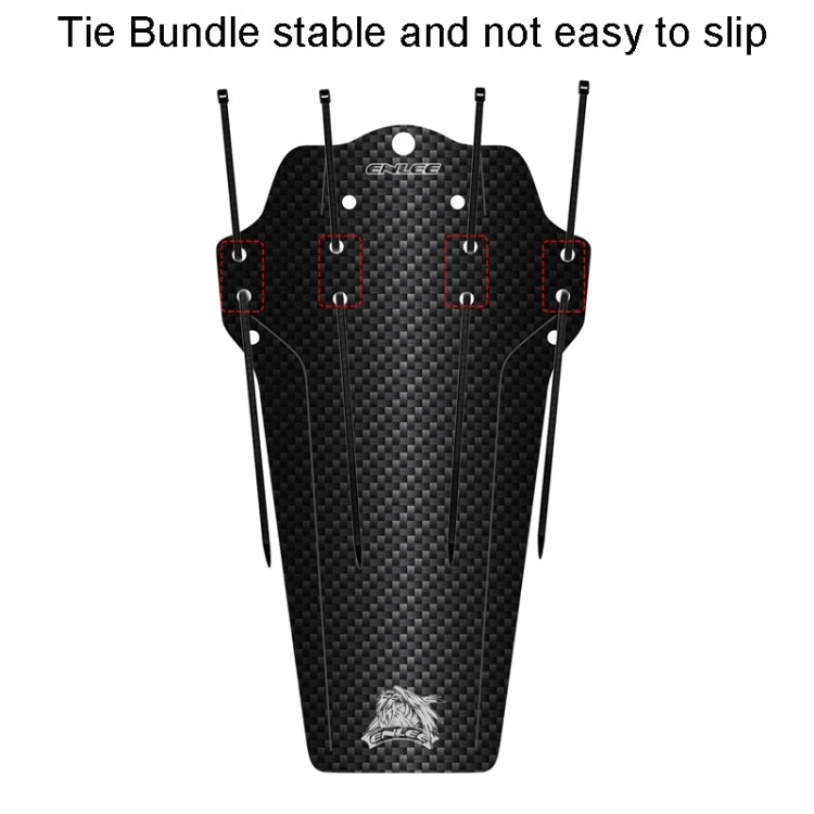 ENLEE Mountain Bike Fenders Mountain Bicycle Saddle Universal Riding Accessories, Model: Carbon Fiber - Mudguards by ENLEE | Online Shopping South Africa | PMc TechLife | Buy Now Pay Later Mobicred