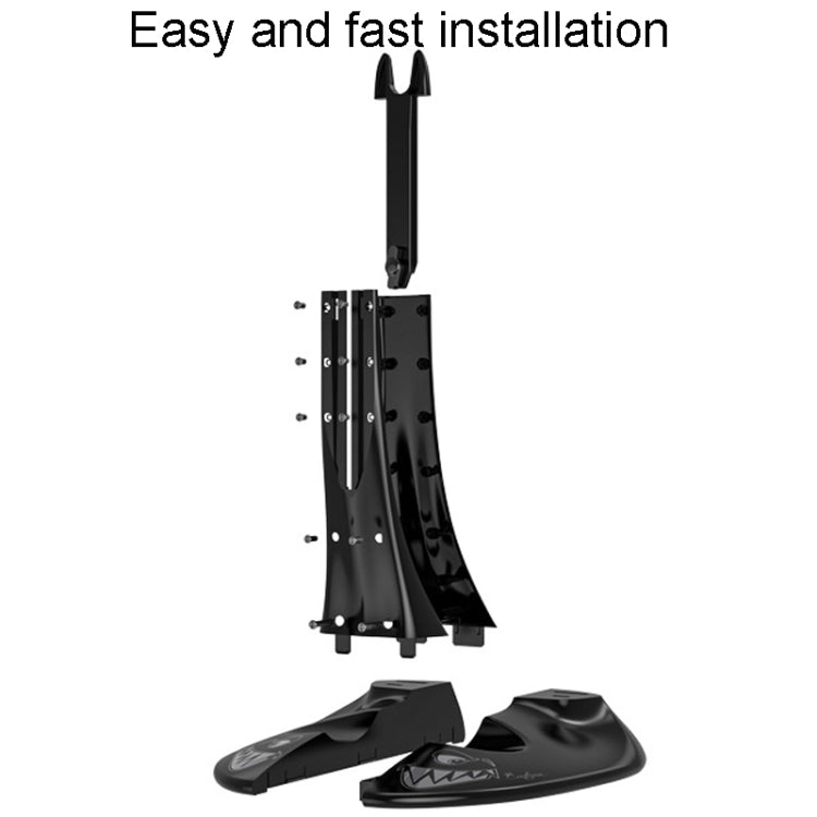 ENLEE L-10D Portable Adjustable Bicycle Parking Stand Road Bike Mountain Bike Support Rack Cycling Accessories(Black)