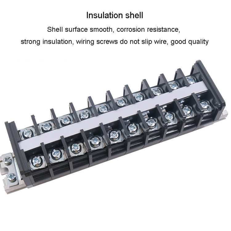 CHINT TD-1515 Terminal Block Rail Type Wiring Block Paralleling Wires Wire Connector