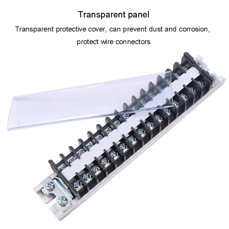 CHINT TD-100-10 Terminal Block Rail Type Wiring Block Paralleling Wires Wire Connector - Booster Cable & Clip by CHNT | Online Shopping South Africa | PMC TechLife | Buy Now Pay Later Mobicred