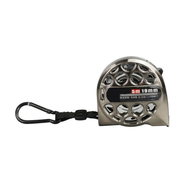 5M 19mm Hollow Steel Tape Measure Water-resistant Rust Prevention Metal Ruler