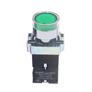 CHINT NP2-BW3361/24V 1 NO Pushbutton Switches With LED Light Silver Alloy Contact Push Button (Green)