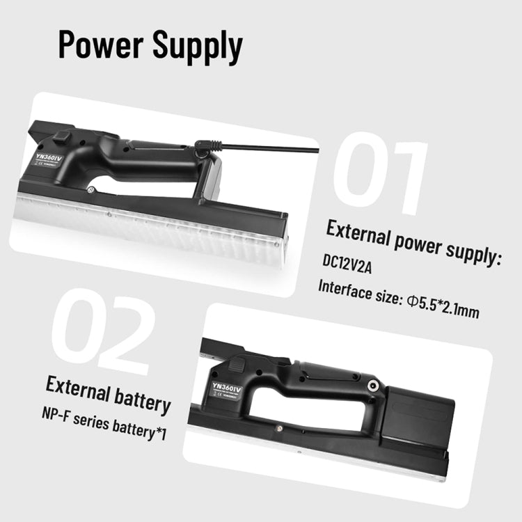 YONGNUO YN360IV 480 LEDs RGB APP Controlled Photography Fill Light, Spec: Standard+NP-F970 - free shipping - PMC TechLife - Order now!