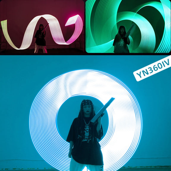 YONGNUO YN360IV 480 LEDs RGB APP Controlled Photography Fill Light, Spec: Standard+Adapter