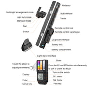 YONGNUO YN360IV 480 LEDs RGB APP Controlled Photography Fill Light, Spec: Standard+Adapter+NP-F750