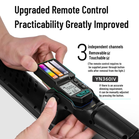 YONGNUO YN360IV 480 LEDs RGB APP Controlled Photography Fill Light, Spec: Standard+NP-F970
