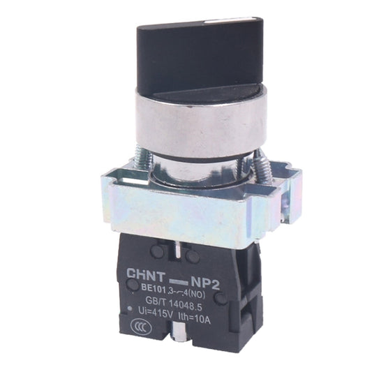 CHINT NP2-BD21 2 Gear Self-locking 1NO Power Transfer Switch Short Handle Master Knob 22mm - Car Switches by CHINT | Online Shopping South Africa | PMC Jewellery | Buy Now Pay Later Mobicred