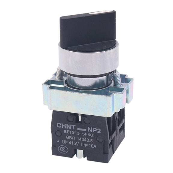 CHINT NP2-BD33 3 Gear Self-locking 2NO Power Transfer Switch Short Handle Master Knob 22mm