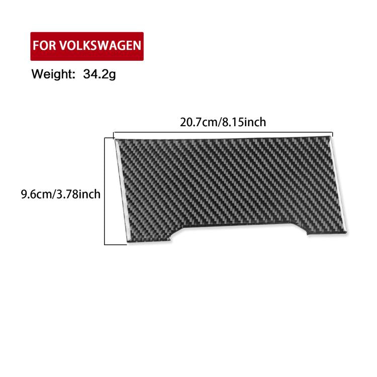 Volkswagen Sagitar 2019-2023 Left-hand Drive Central Control Storage Box Sticker(Black) - Car Interior Mouldings by PMc TechLife | Online Shopping South Africa | PMc TechLife | Buy Now Pay Later Mobicred