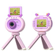 S2 2.4-Inch 180-Degree Flip-Screen 1080P HD Cartoon Children Digital Camera With Stand(Violet) - Children Cameras by PMC TechLife | Online Shopping South Africa | PMC TechLife | Buy Now Pay Later Mobicred