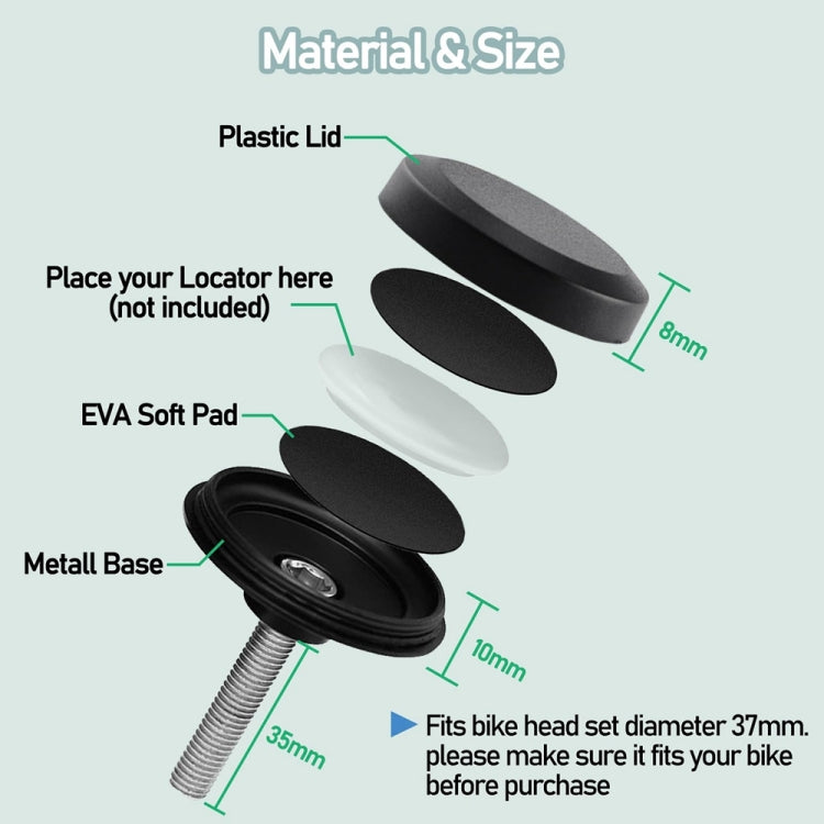For AirTag Tracker Case Bicycle Hidden Headset Mount Anti-Theft Bike Locator Bracket Holder, Style: Beer Cover - free shipping - PMC TechLife - Order now!