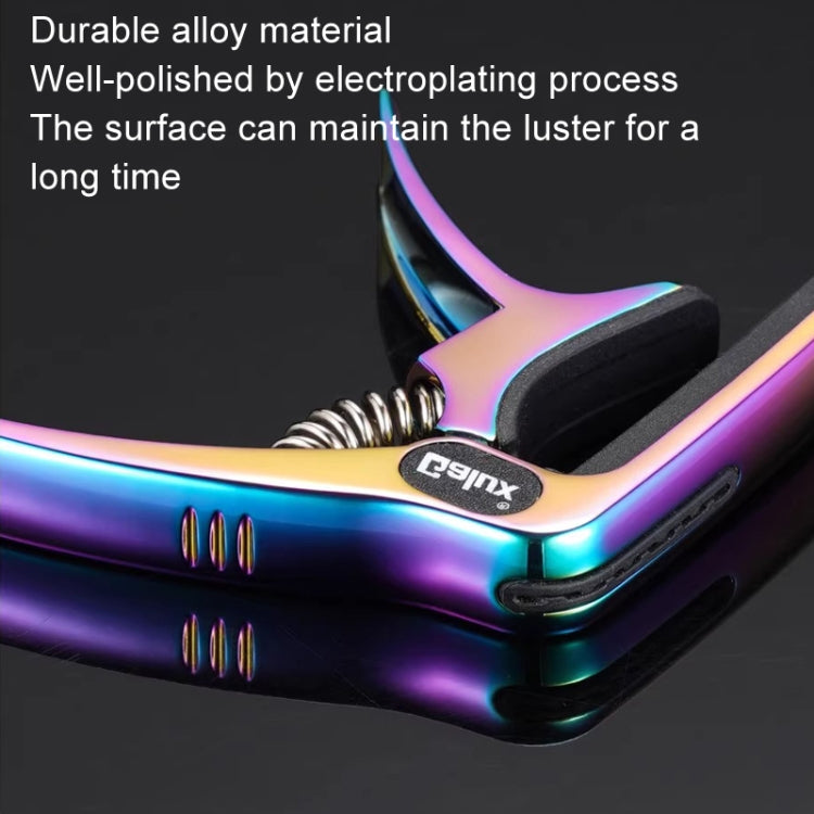 Galux GC501A Acoustic Guitar Pitch Clip Folk Ukulele Metal Clip With Storage Bag, Color: Black - Guitar Tuner by Galux | Online Shopping South Africa | PMC TechLife