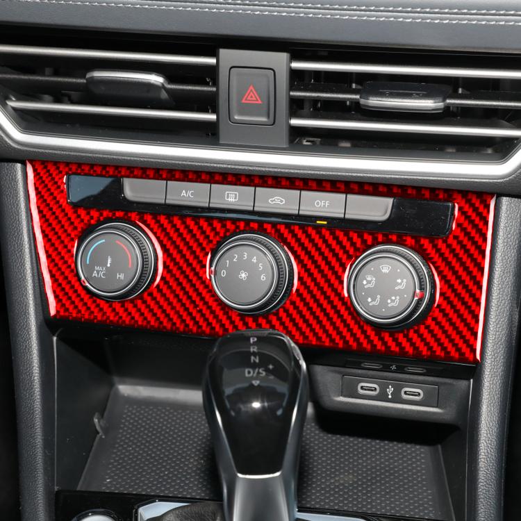For Volkswagen Sagitar 2019-2023 A Model Left-Hand Drive Central Control Air Conditioning Panel Sticker(Red) - free shipping - PMc TechLife - Order now!