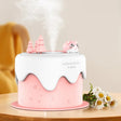 M328 Mini USB Plug-in Desktop Night Light Cartoon Cake Silent Spray Humidifier(Pink) - free shipping - PMC TechLife - Order now!