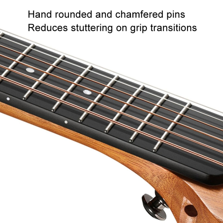 DONNER Smart Headless Silent Guitar Travel Portable Detachable Acoustic Guitar, Style: Mahogany Sunrise Color - free shipping - PMC Jewellery - Order now!