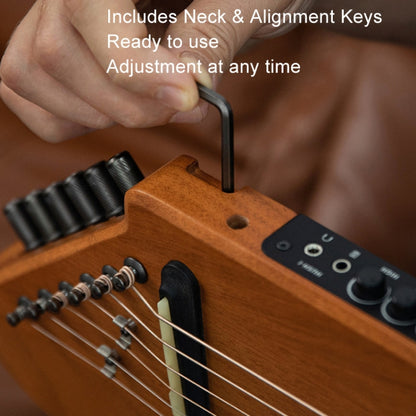 DONNER Smart Headless Silent Guitar Travel Portable Detachable Acoustic Guitar, Style: Mahogany Sunrise Color - free shipping - PMC Jewellery - Order now!