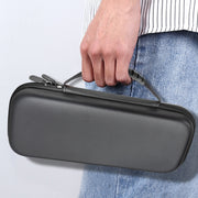 For PIayStation Portal Game Console EVA Leather Grain Handbag Clutch Protective Bag(Black)