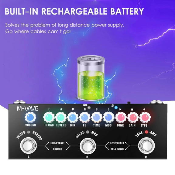 M-VAVE Cube Baby Guitar Effect Device Guitar Accessories