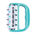 Handheld Curved Five-row Iron Column Roller Soothing Massager(Green) - free shipping - PMC TechLife - Order now!