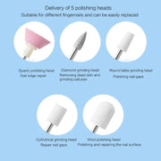M3 USB Charging Portable Electric Nail Polisher Nail Art Tools Home Nail Art Instrument(Pink)