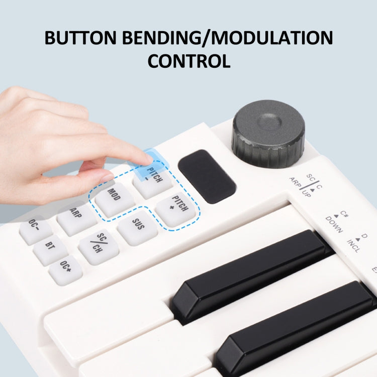 M-VAVE SKM-25MINI Digital Electronic Piano 25 Key Musical Instrument MIDI Keyboard Controller - free shipping - PMC Jewellery - Order now!
