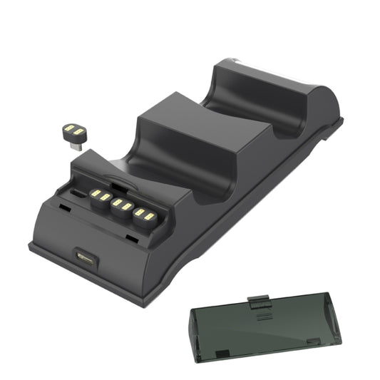 For PS4 Slim / Pro Gamepad Docking Charger Controller Dual Charger With Display Lights(Black) - Charger & Power by PMC Jewellery | Online Shopping South Africa | PMC Jewellery | Buy Now Pay Later Mobicred
