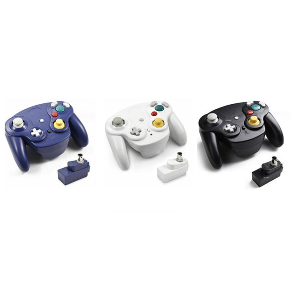 For NGC Gamepad 2.4G Wireless Gamepad Compatible With Wii(Black)