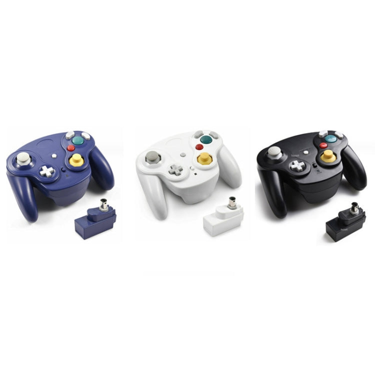 For NGC Gamepad 2.4G Wireless Gamepad Compatible With Wii(Blue)