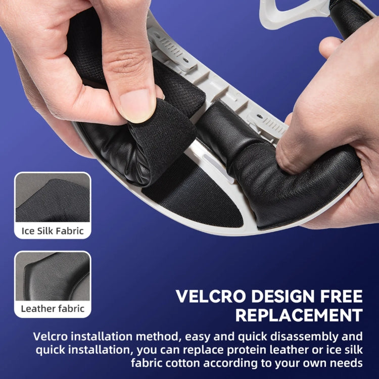 For PICO 4 Hibloks VR Glasses Face Cushion Widened Breathable Protector Pad, Spec: 2pcs PU Cotton - free shipping - PMC TechLife - Order now!