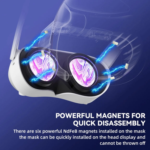 For PICO 4 Hibloks VR Glasses Face Cushion Widened Breathable Protector Pad, Spec: 2pcs Ice Silk