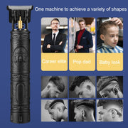 Household Haircutting Tools Electrical Haircut Pusher, Style: Dragon And Phoenix(Black)