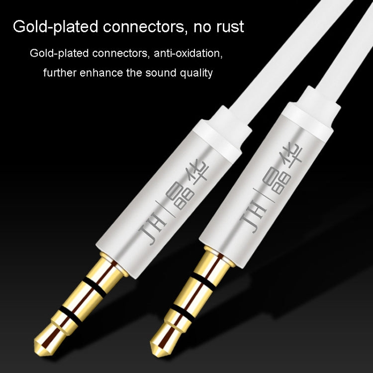 JINGHUA Audio Cable 3.5mm Male To Male AUX Audio Adapter Cable, Size: 2m(4 Knots Black)