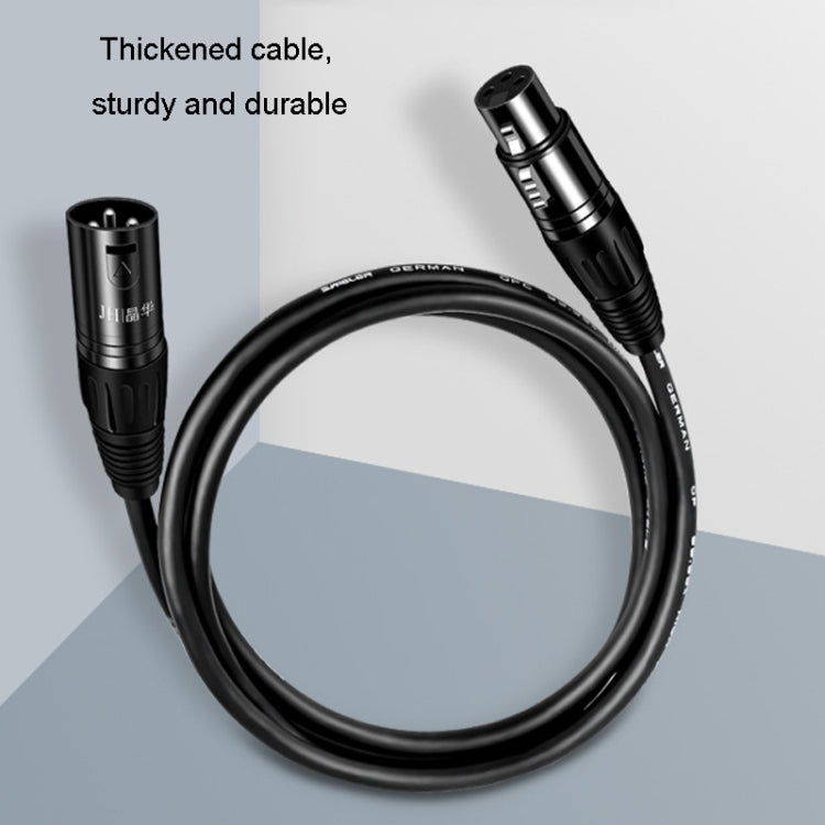 JINGHUA Microphone Cable XLR Male To Female Balanced Cable Mixing Console Amplifier Audio Cable, Length: 10M - Microphone Audio Cable & Connector by JINGHUA | Online Shopping South Africa | PMC TechLife | Buy Now Pay Later Mobicred