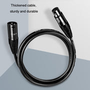 JINGHUA Microphone Cable XLR Male To Female Balanced Cable Mixing Console Amplifier Audio Cable, Length: 10M