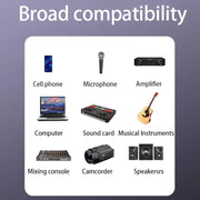 JINGHUA 3.5mm Male To XLR Female Microphone Cable Computer Mixer Audio Cable, Length: 10m